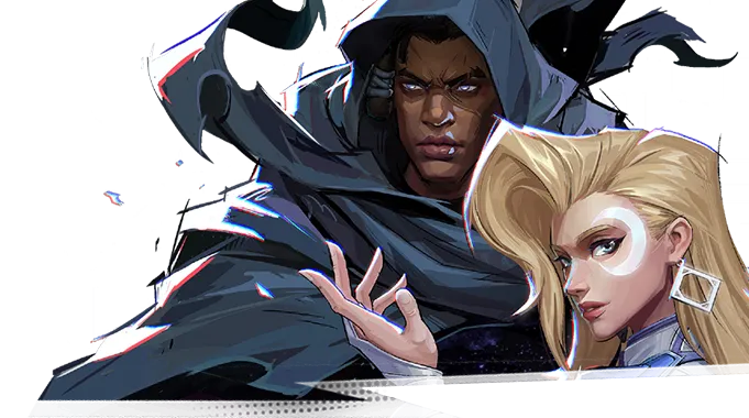 Portrait of Cloak & Dagger.